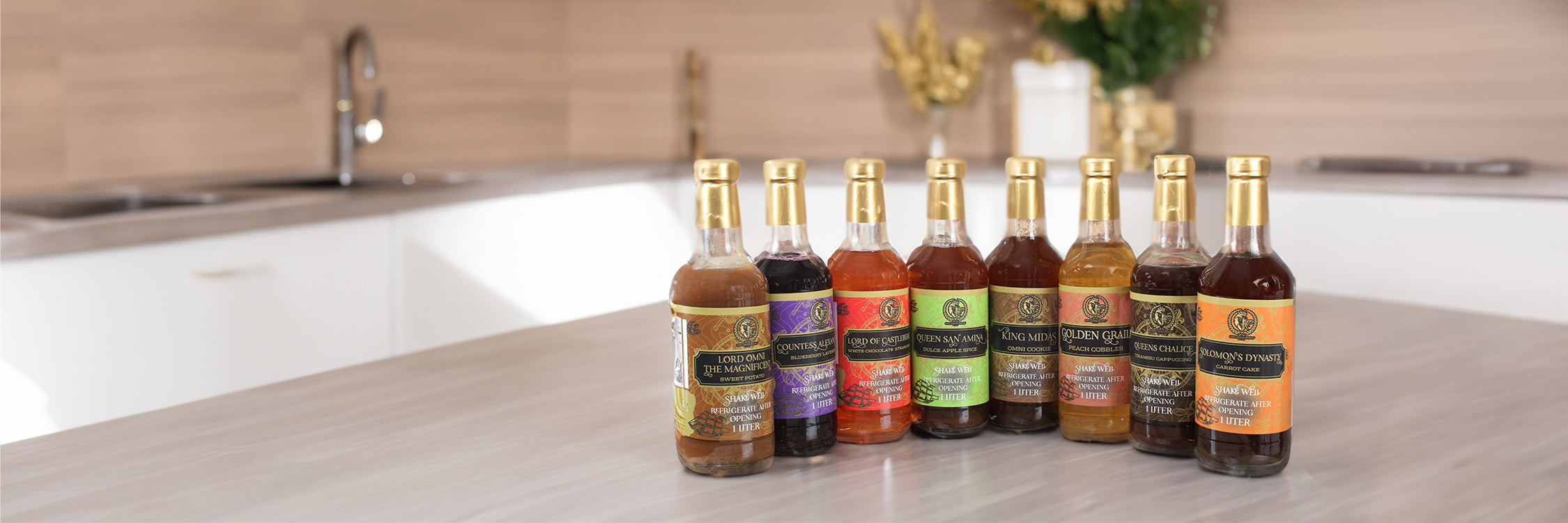 Artisanal Syrup Selection