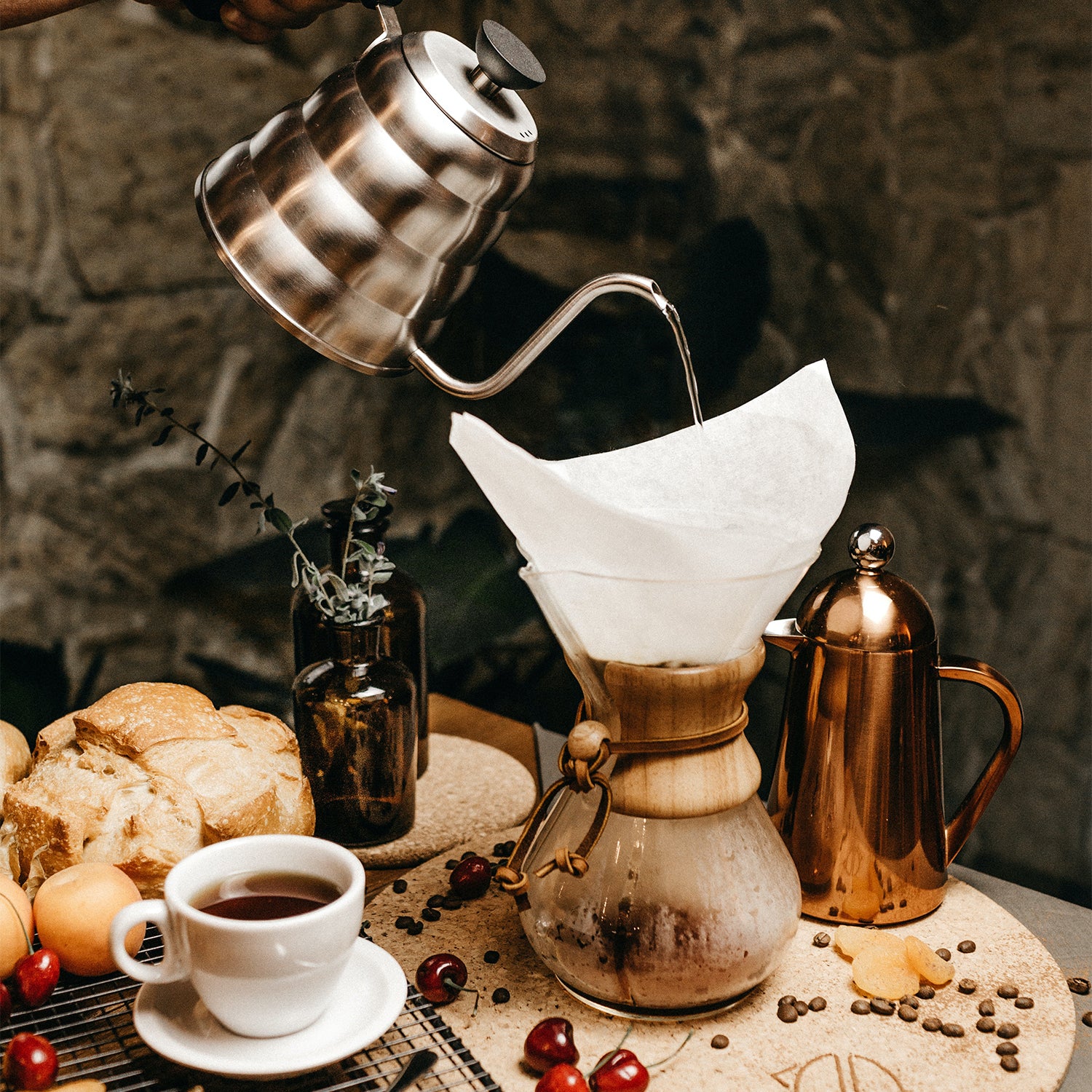coffee made with pour over