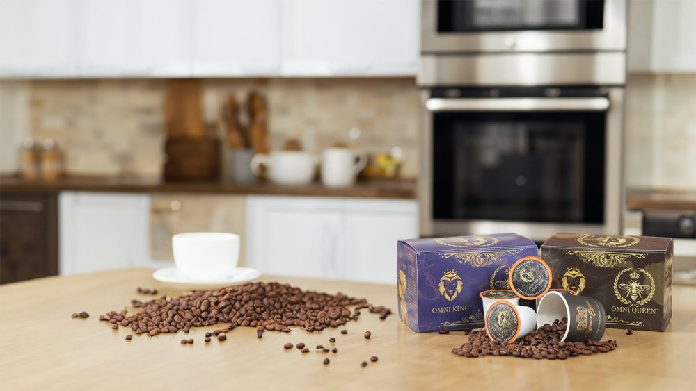 Omni Queen Premium K Cups - Ethiopian Yirgacheffe - Medium Roast - Flavored K Cups - Omni Coffee Brands